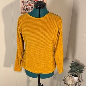 Chenault Mustard Long Sleeve Top